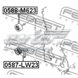 Натягувач приводного ременя Febest 0587LW23 ціна, від 54.42 USD