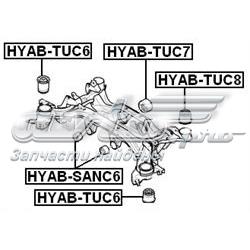 Купити HYABTUC8 Febest Сайлентблок задньої балки