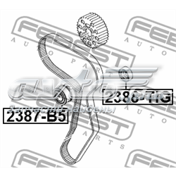 Ролик паразитний ГРМ 2388TIG Febest