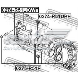 Купити 0274R51UPF Febest Направляюча супорту переднього, верхня