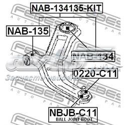 NAB135 Febest Сайлентблок переднього нижнього важеля