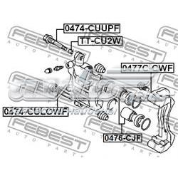 Поршень супорту гальмівного, переднього Mitsubishi MB500779