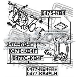 Супорт гальмівний передній правий Febest 0477KB4FRH ціна, від 52.39 USD