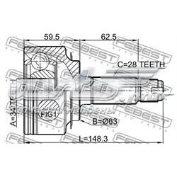 ШРУС зовнішній Febest 0310CL20