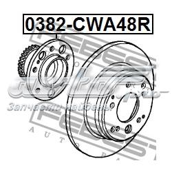 Купити 0382CWA48R Febest Підшипник ступиці колеса