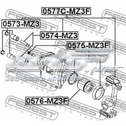 Поршень супорта гальмівного, переднього Febest 0576MZ3F ціна, від 10.27 USD