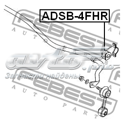 Гумка заднього стабілізатора Febest ADSB4FHR