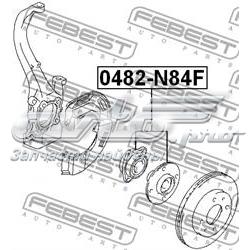 Маточина переднього колеса Febest 0482N84F