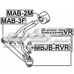 Сайлентблок переднього важеля MAB2M Febest