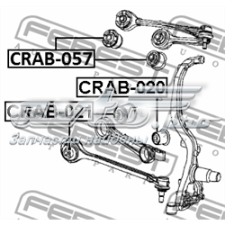 Купити CRAB021 Febest Сайлентблок передньої підвіски