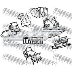 Подушка (опора) двигуна, задня Febest TM01 ціна, від 29.37 USD