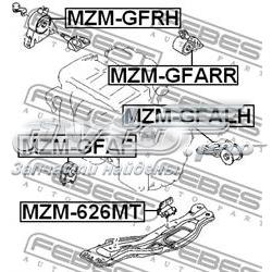 MZM626MT Febest Подушка (опора) двигуна, нижня