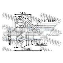 Граната колісна Febest 1710Q5 ціна, від 35.15 USD