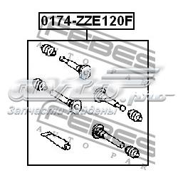 Купити 0174ZZE120F Febest Ремкомплект переднього супорту