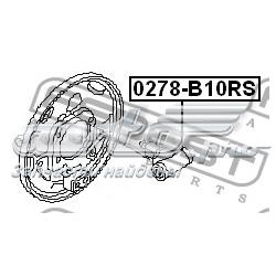 Купити 0278B10RS Febest Циліндр гальмівний колісний/робітник, задній