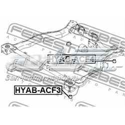 Сайлентблок передній балки/підрамника HYABACF4 Febest