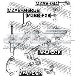 MZAB045RUB Febest Сайлентблок переднього верхнього важеля