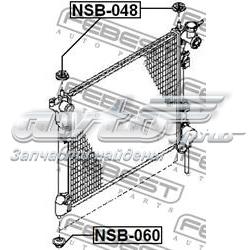 Подушка кріплення радіатора верхня Febest NSB048 ціна, від 3.40 USD
