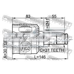 Купити MR470021 Mitsubishi Граната внутрішня ліва