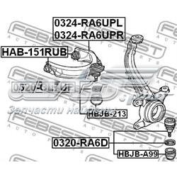 HAB151RUB Febest Сайлентблок переднього верхнього важеля