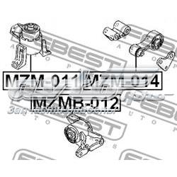Купити MZMB012 Febest Подушка (опора) двигуна, ліва