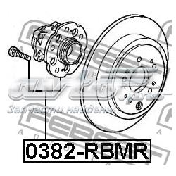 Маточина заднього колеса Febest 0382RBMR