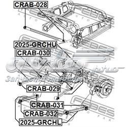CRAB031 Febest Сайлентблок заднього поздовжнього нижнього важеля
