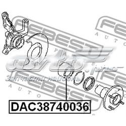 Купити DAC38740036 Febest Підшипник ступиці передньої
