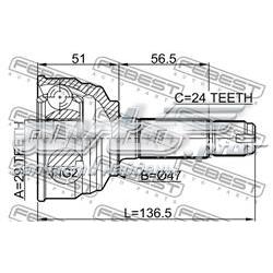 Граната колісна Denckermann C120506 ціна, від 26.73 USD