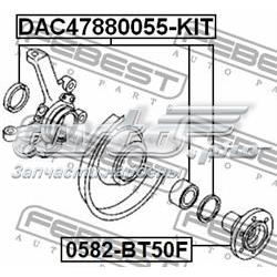 DAC47880055KIT Febest Підшипник маточини передньої