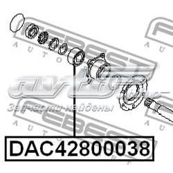 DAC42800038 Febest Підшипник ступиці задньої