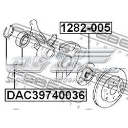 DAC39740036 Febest Підшипник маточини передньої