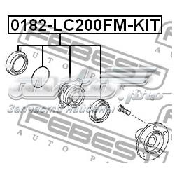 Підшипник ступиці 0182LC200FMKIT Febest