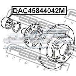 Комплект підшипник маточини передньої Febest DAC45844042M ціна, від 29.92 USD