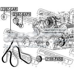Купити 2188F450 Febest Ролик приводного ременя, паразитний