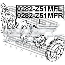 Купити 0282Z51MFR Febest Маточини передніх коліс