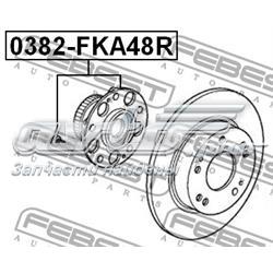 Задня маточина 0382FKA48R Febest