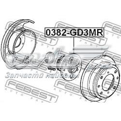 Маточини задніх коліс Febest 0382GD3MR ціна, від 34.39 USD