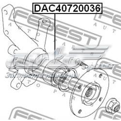 Купити DAC40720036 Febest Підшипник ступиці передньої