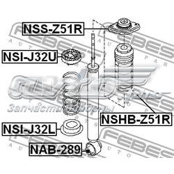 Опора стійки амортизатора заднього Febest NSSZ51R