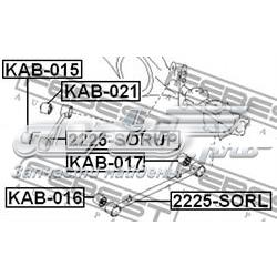 Купити KAB021 Febest Сайлентблок заднього поздовжнього верхнього важеля