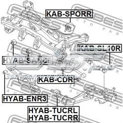 Сайлентблок задньої балки KABSPORR Febest