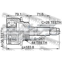 ШРУС зовнішній Ford 1477170