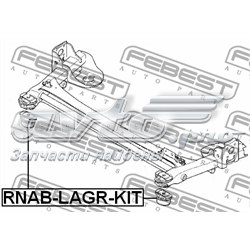Сайлентблок задньої балки RNABLAGRKIT Febest