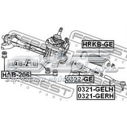 Накінечник рульової тяги, зовнішній 0321GELH Febest