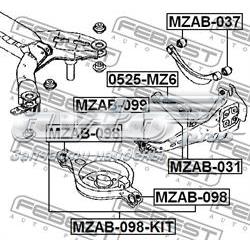 MZAB098KIT Febest Сайлентблок задньої тяги