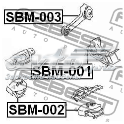 Опора двигуна задня Febest SBM001