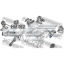 HM002 Febest подушка (опора двигуна, права)