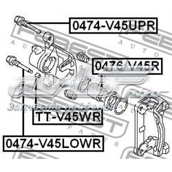 Направляюча супорту заднього, нижня TTV45WR Febest