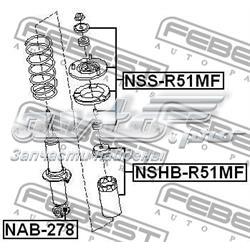 Купити NSHBR51MF Febest Пильник амортизатора переднього